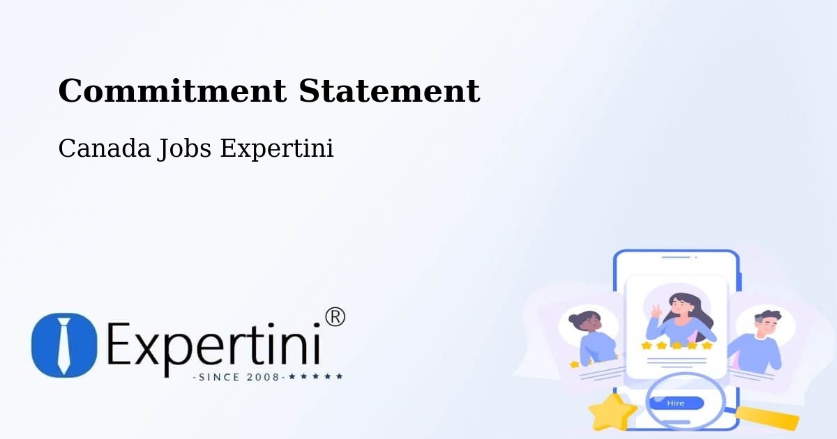 Commitment Statement - Canada Jobs Expertini